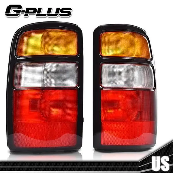 G-PLUS Tail Lights Tail Light Set For 2000-2003 Chevrolet Tahoe Suburban 1500 Left&Right Halogen