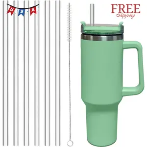 6 Pack Replacement Straw for Stanley Adventure Quencher 40 oz 30 oz Cup Tumbler