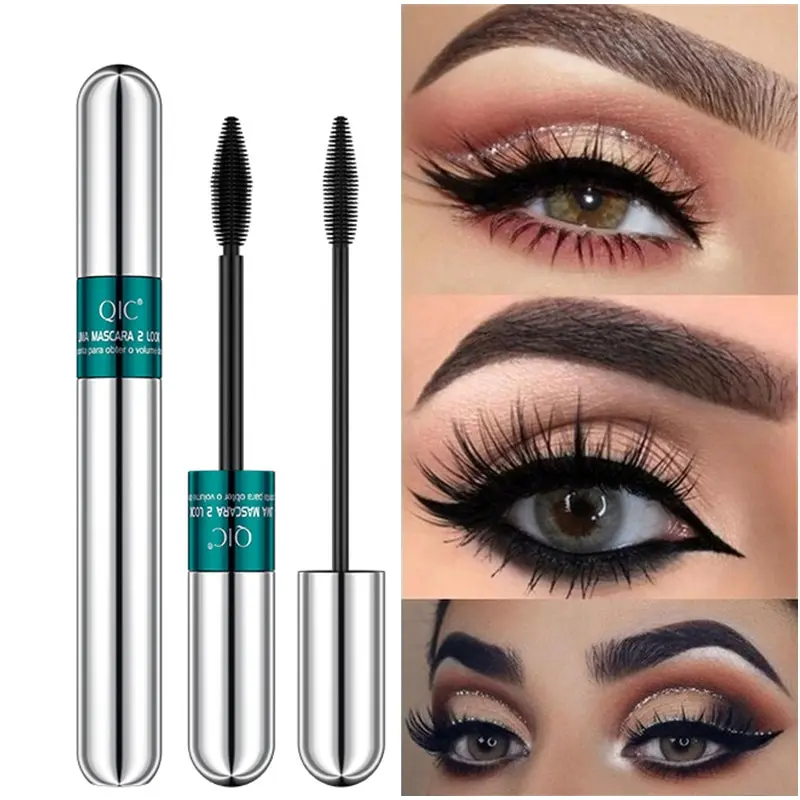 no smudge mascara 2in1 Mascara Black Volume And Length Thickening And Lengthening Dual Effect 5X Longer Mascara Smudge-Proof Non Clumping