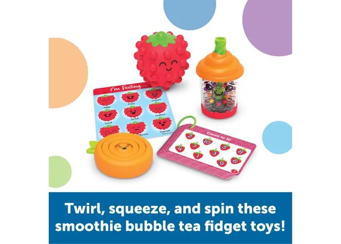 Learning Resources Bubble Tea Break Sensory Set – Fidget Activity for Social-Emotional Learning, Supports Focus, Calm, and Self-Regulation, Ages 3+, Great for Home, Classroom & Therapy
