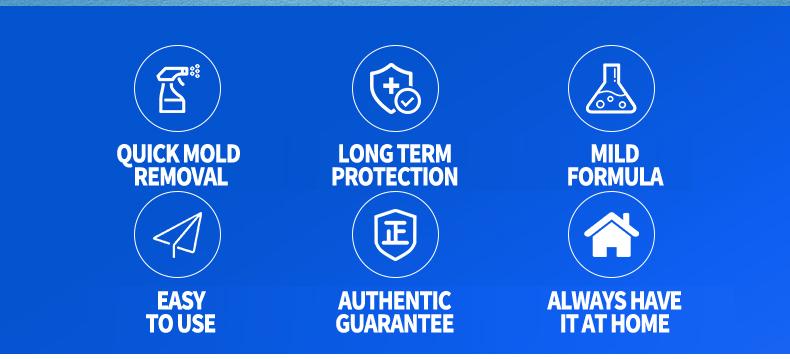 Lanwexy Highly Effective Mould Removal Spray - Prevents Mould Regrowth