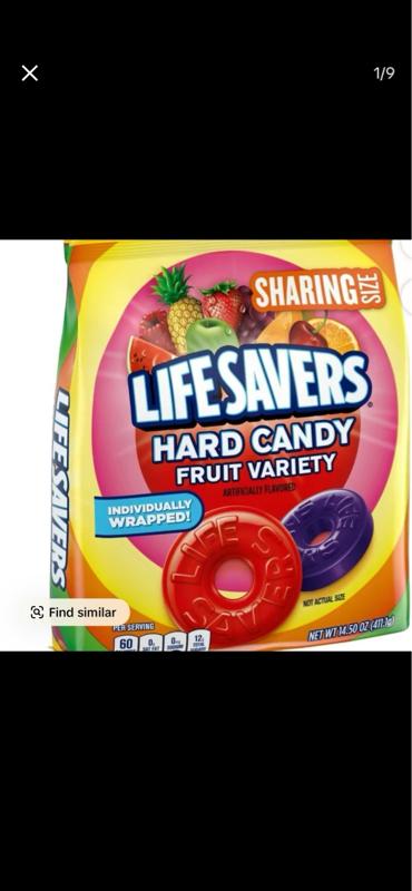Hard Candy Fruit Variety Sharing Size 14.5 oz 108 Ct Individually Wrapped Artificially Flavored