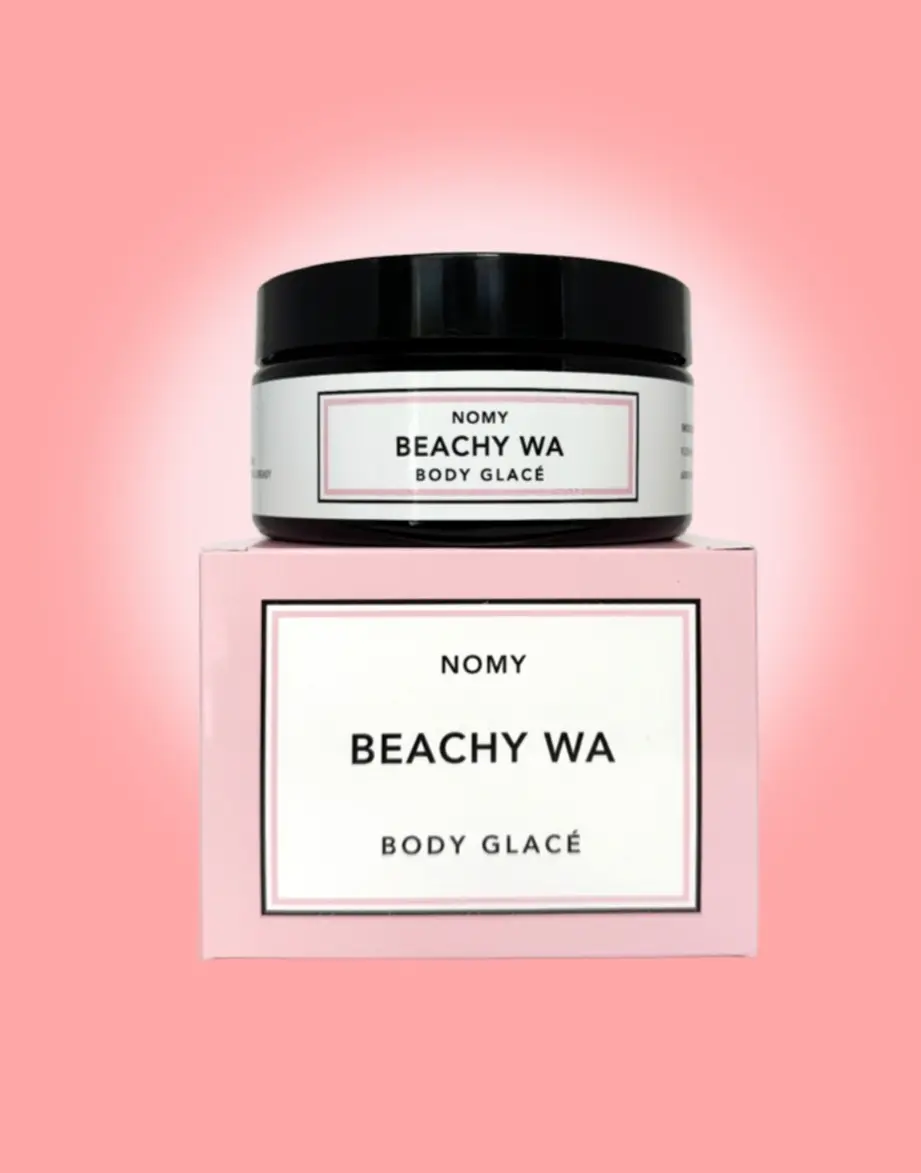 Beachy Wa Body Glace' whipped body oil