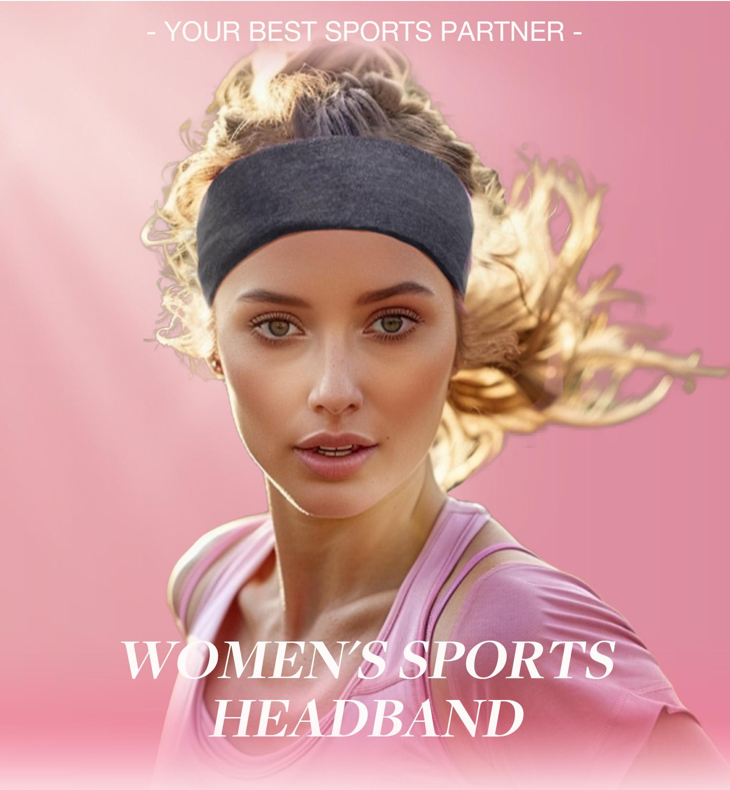 GOOGOO Sport Headbands for Women Men Non Slip Headband Workout Headbands Sweatbands Elastic for Yoga  Gym Running Sports Travel Daily Style summer hairstyles #tiktokshopbacktoschool #sohochic