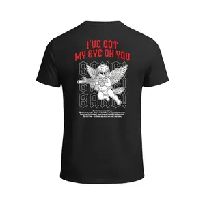 I've Got My Eye On You Funny Tactical Cupid T Shirt for Men Military Humor Graphic Tee Dark Humor Valentine Shirt Tactical Streetwear Gift for Boyfriend