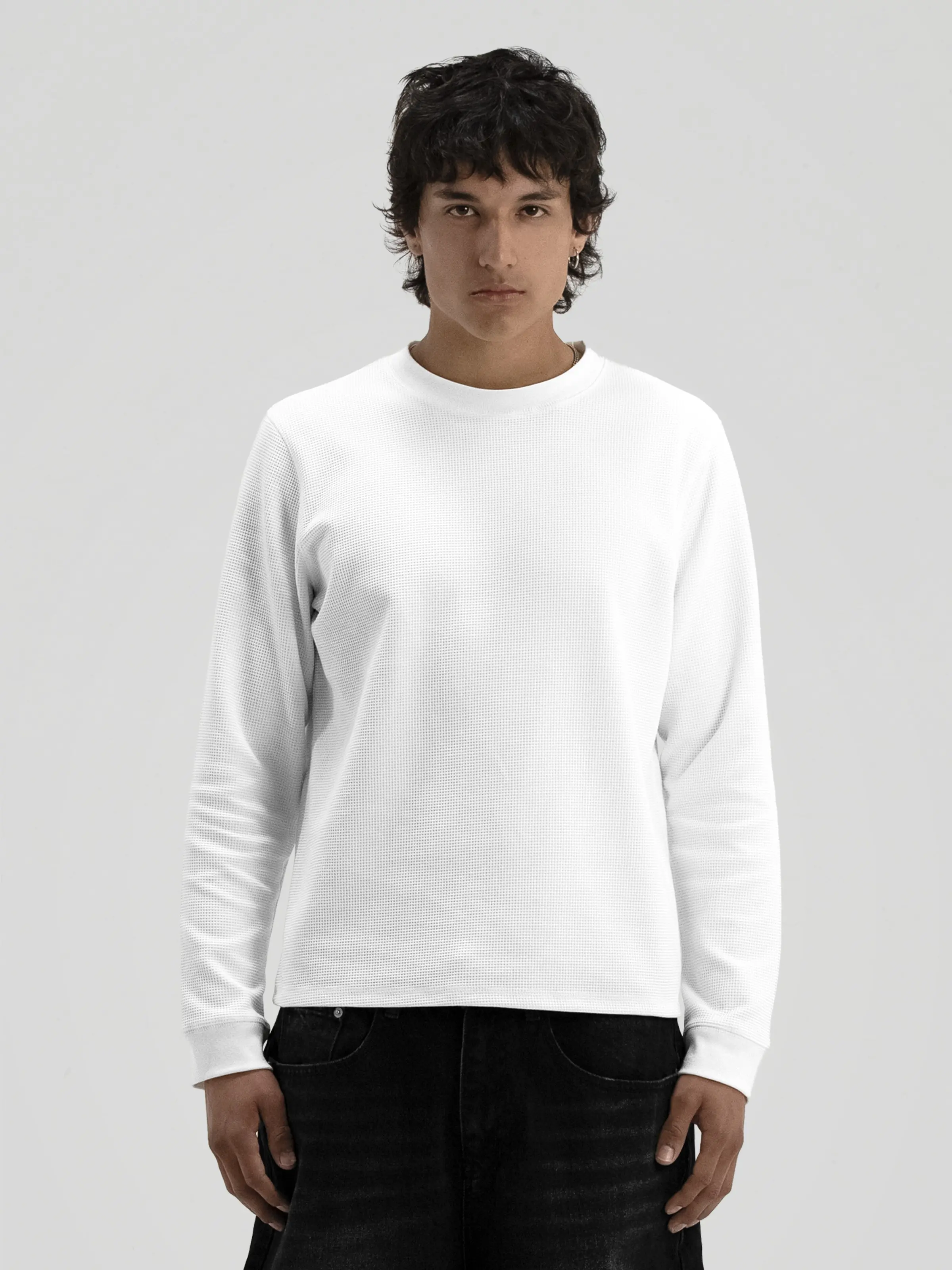 'White' Thermal Long Sleeve