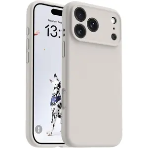 Phone cases for iPhone 17 Pro Max 16 15 14 13 Pro Max Plus case Classic Liquid Silicone Mobile Phone Case,Integrated Camera Control Button,Anti-Scratch Microfiber Lining case for iphone 17 Pro Max