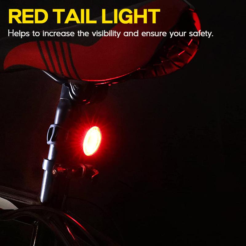 Hokolite 1500 Lumens Rechargeable Bicycle Headlight with Low Battery Indicator, Daylight-Visible Flash, Compact Design & 4 Inch for Outdoor Cycling