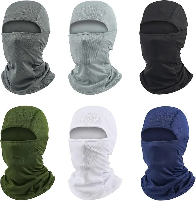 6 pcs Breathable And Windproof Balaclava - Unisex ElasticSki Mask Ideal for Motorcycle Riding, Cycling, Snowboarding sohochic