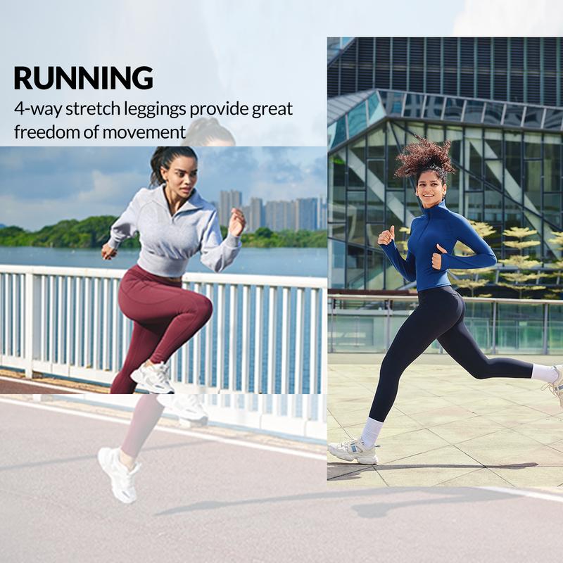 baleaf Women's Fleece Lined Water Resistant Legging High Waisted Thermal Winter Hiking Running Pants Pockets