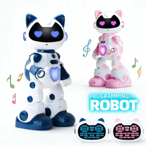 Robot for Kids Programmable Interactive STEM RC Robot Voice Control Control Gifts for Boys Girls 6-15 EnhancesReaction Ability and Creativity Home  Figurines Miniature Models Household Supplies Decorations  Figurines Statues Doll Decorations