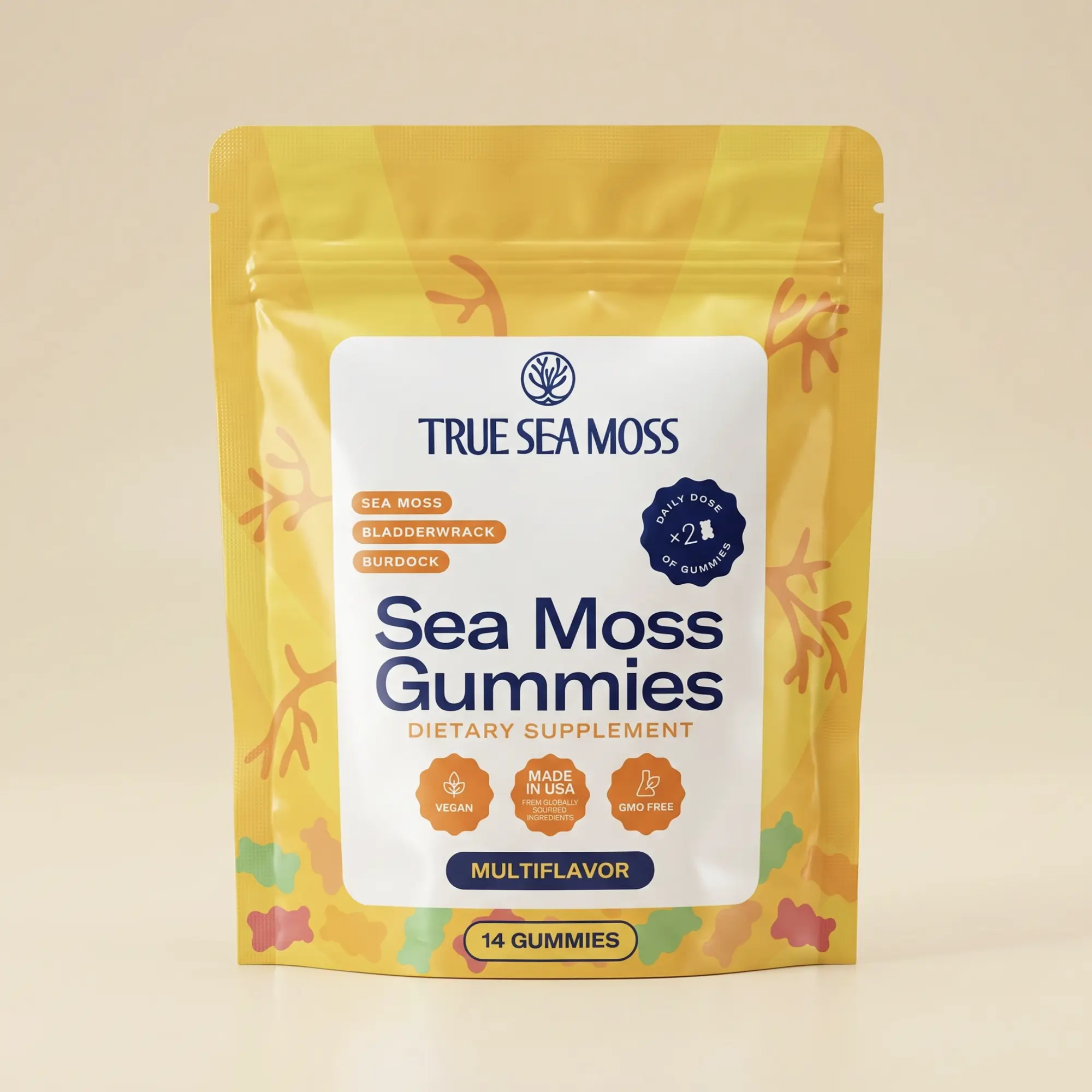 True Sea Moss Sample Sea Moss Gummies – 14 Pieces