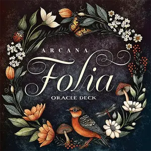 Arcana Folia Oracle Deck: 50-Card Round Deck, Nature-Inspired Artwork, Channel Plant Energy, Divination and Inspiration, Includes 72-Page Illustrated -- Nora Paskaleva, Other Merchandise