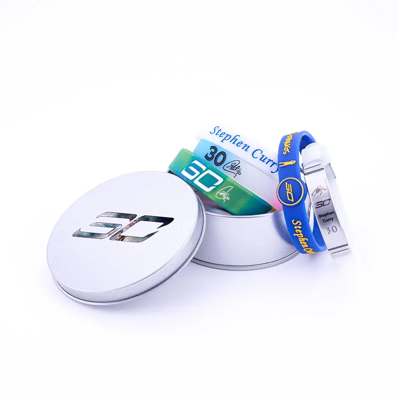 Basketball wristband set of five, Kobe, Curry, Irving, James fan silicone luminous wristbands gift box set target couping this week bracelet bracelets for women bracelet for men