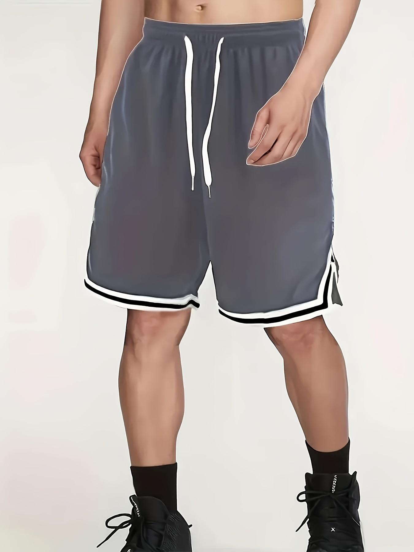 Men’s three-piece shorts set, comfortable and breathable, casual design, solid color, regular fit, drawstring waist, suitable for sports and everyday wear