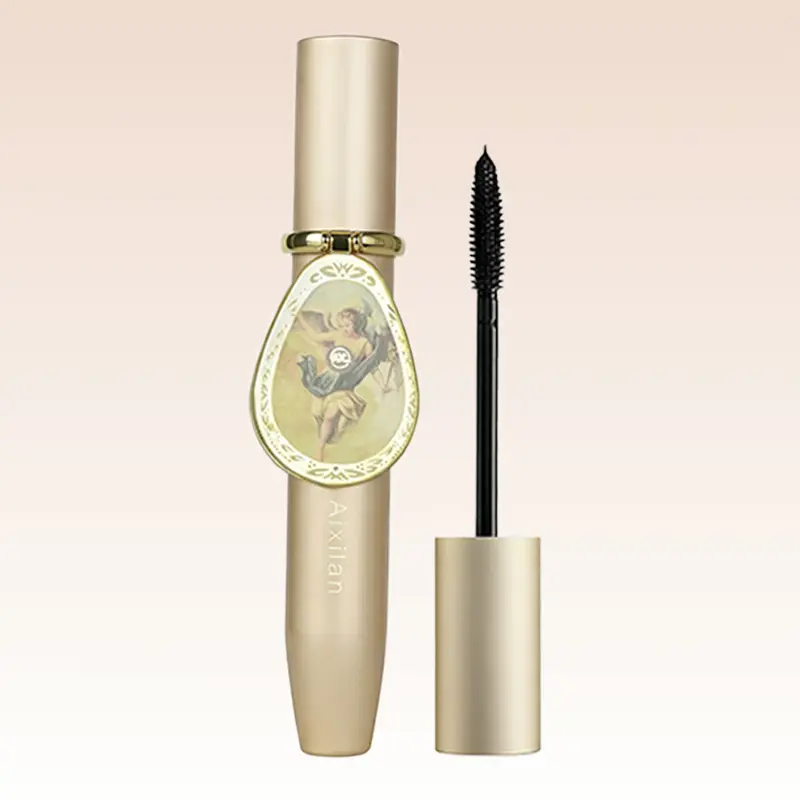 AX AIXILAN 2-in-1 Lengthening & Volumizing Eyelash Mascara - Waterproof, Smudge-Proof, Lightweight, Long-Lasting, No-Clumping Cosmetic for Sensitive Eyes, Brightening for Party, Dating, Eyelashes, Volume, Lengthening Mascara, Youth, Dry