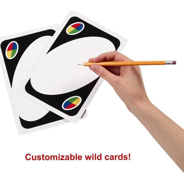 Giant UNO Card Game – Large Deck Family Card Game for Kids & Adults, Color-Blind Accessible & Customizable