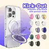 PopSockets Kick-Out Mag Grip Magnetic Phone Holder & Mount - MagSafe Compatible with MagSafe, Charge-Ready Slide, Multifunctional Stand, Wireless Mobile Phone Accessory for Smartphones