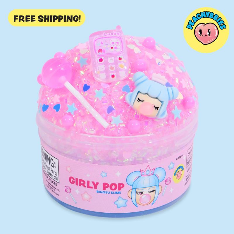 PEACHYBBIES: Choose Your Slime - Premium Scented, 4oz., ASMR, Stress Relief, Fidget Toy, Best-Selling Cloud, Cloud Dough, Bingsu, Butter Slimes