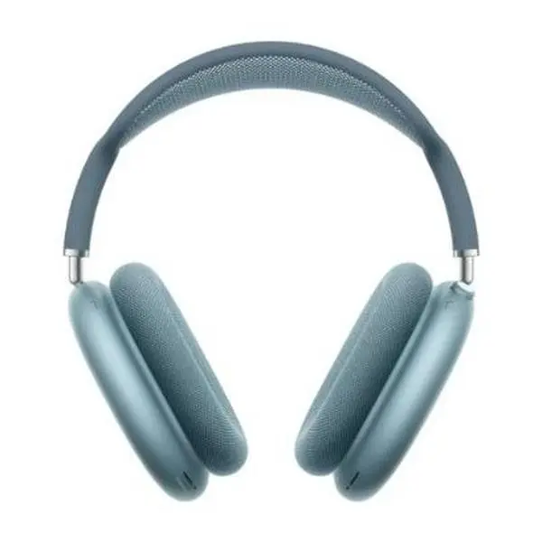 Apple AirPods Max Wireless-Blue Over-Ear Headphones with Wireless Technology and Blue Color Electronic Audio Connection Earbud Headset