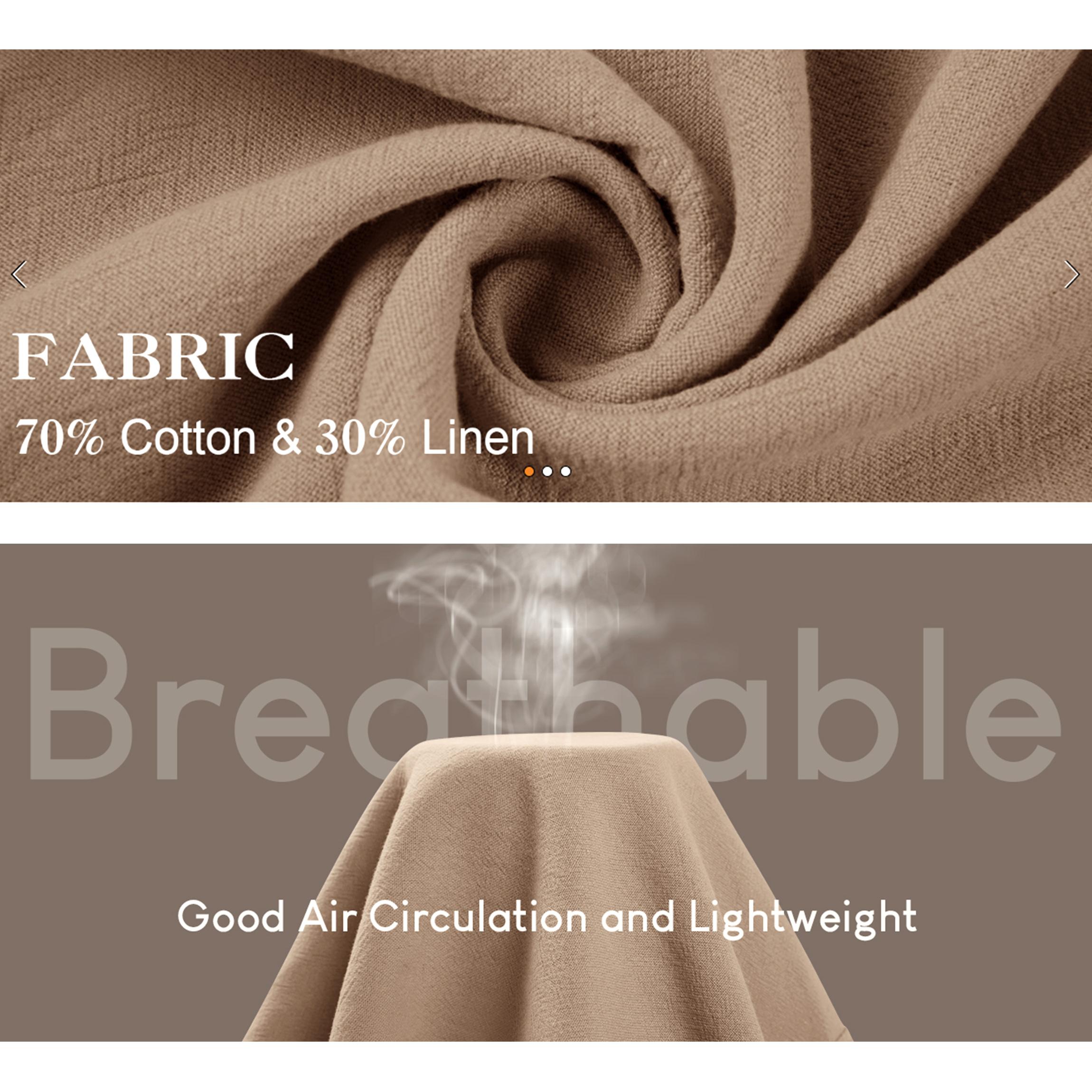 Buenobel Women's Relaxed Wide Leg Drawstring Pants Breathable Cotton Linen Blend Casual Chic for All-Day Comfort