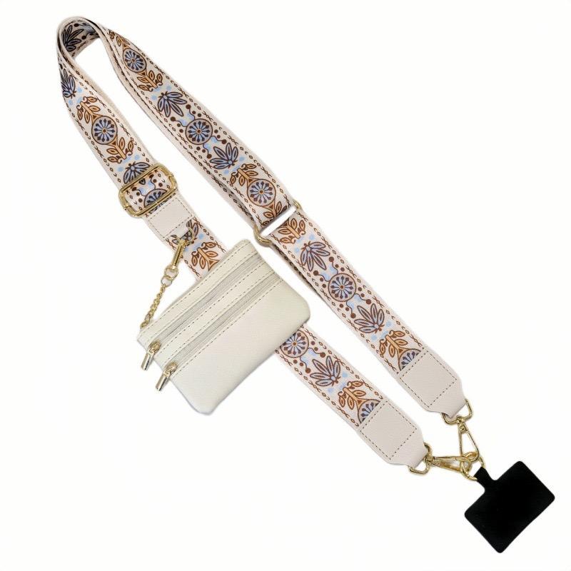 Clip and Go Strap for Phone With Wallet Crossbody, Phone Strap With Wallet, Phone Strap Crossbody With Zipper Pouch Wallet, Adjustable Mobile Phone Strap, Valentine's Day Gifts,New Year Gifts