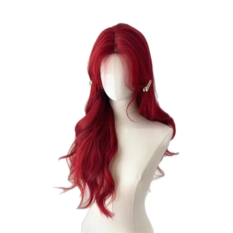 Women's Full-Head Wigs: Hand-Tied, Center-Parted, Long Curly Styles (Including Lolita & Dyed Options) – Complete Cosplay Wigs