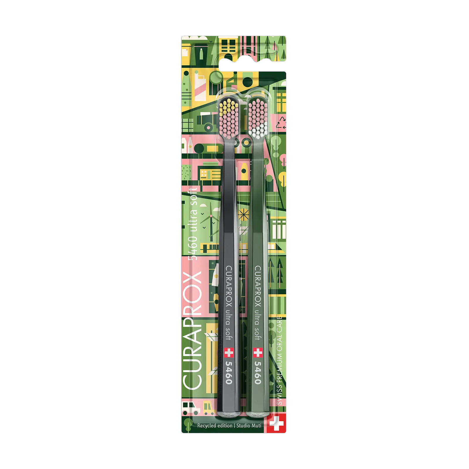 CS 5460 Recycled Edition 2025, 2 pcs, Ultra Soft & Gentle Toothbrush