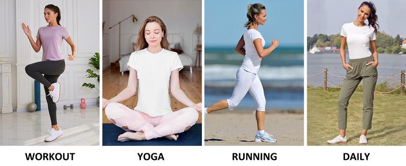 Pioneer Camp Women’s Breathable Athletic Tee | Mesh Back Running Yoga Gym Top