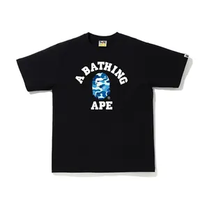 BAPE ABC Camo College Tee Black/Blue