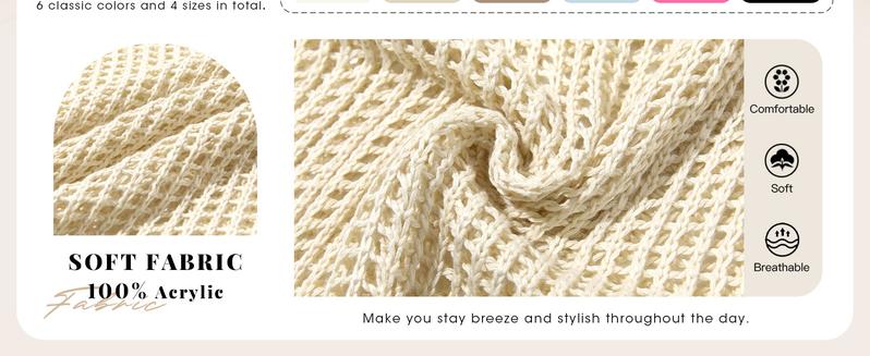 Imily Bela Crochet Sweater Tops Batwing Short Sleeve Oversized Boat Neck Boho Knit Summer Beach Cover Ups