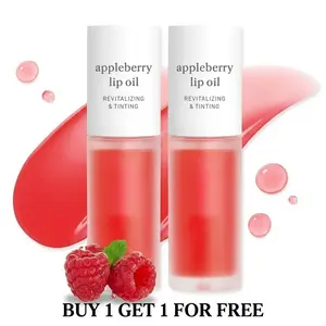 ZORI's Buy 1 Get 1 FREE l Korean Hydrating Lip Oil + Stain | Glossy Tinting Lip Treatment, Long-Lasting & Moisturizing, Plumping Lip Care (7 Options) Transfer-Proof Lip Gloss Oil Makeup Hydrate Nourish