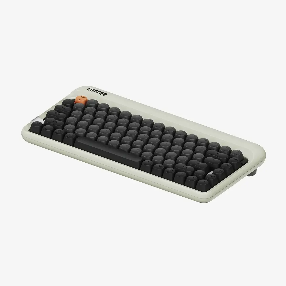 Lofree 1970s Vintage Wireless Mechanical Keyboard & Mouse Set with PBT Keycaps, Backlight Effects, 1000hz Polling for Custom Keyboard Setup, Classic Keyboards