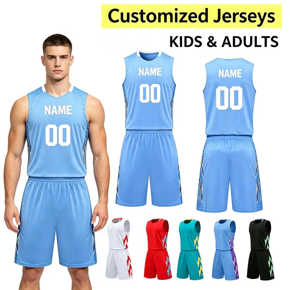 Stretchy Personalized Male Basketball Uniform Set - White Sleeveless Kit with Custom Name & Number, Full Sizes (2XL, 3XL, 4XL), Stretch Fit for Casual Streetwear Use