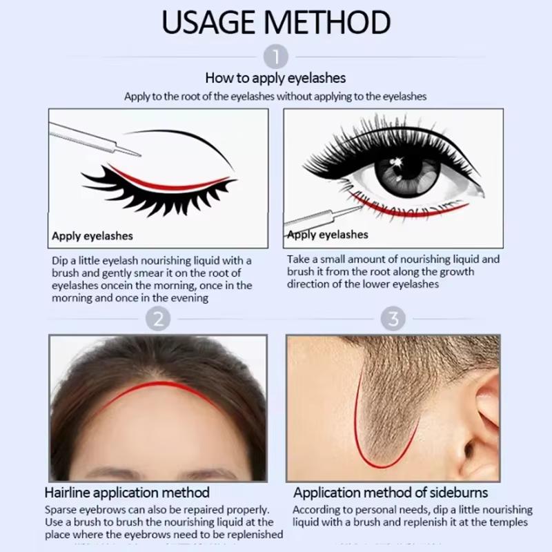Fast Eyebrow Growth Serum Eyelash Hair Growth Anti Hairs Loss Product Prevent Baldness Fuller Thicker Lengthening Eyebrow Makeup