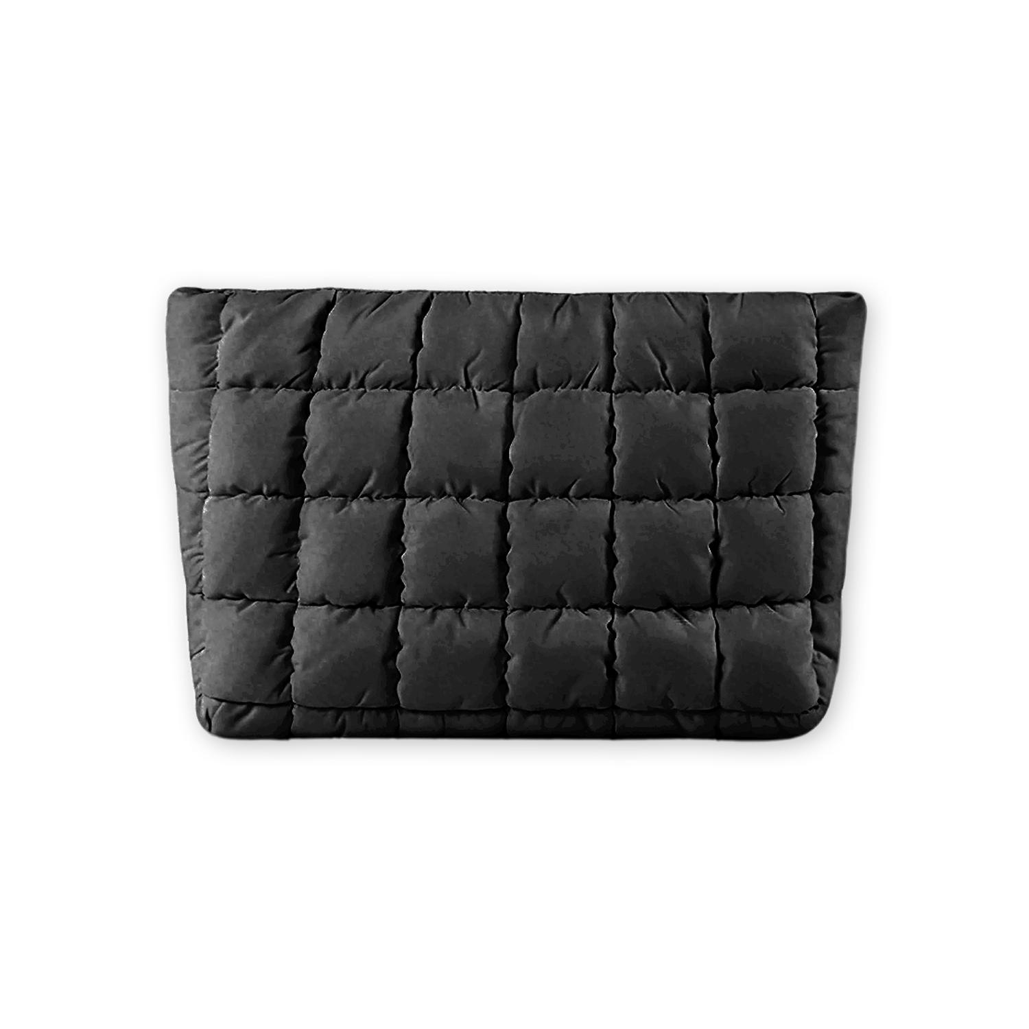 Large Capacity Quilted Design Clutch, Travel Storage Bag With Zipper, Perfect New Year Christmas Gift Idea