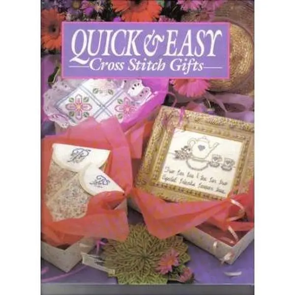 Used Hardcover Book - Quick & Easy Cross Stitch Gifts by Robert T. Teske, English Language, Cross Stitch Projects