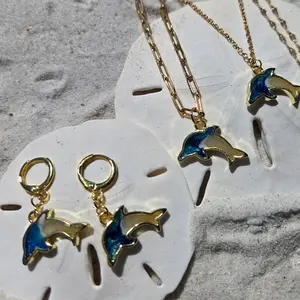 Dolphin - Earrings Huggie Hoops