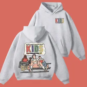 KIDS Album Hoodie – Vintage Hip Hop Sweatshirt, Streetwear Pullover, Graphic Unisex Music Shirt, 2-Sided Print, Full Size Gift for Fans