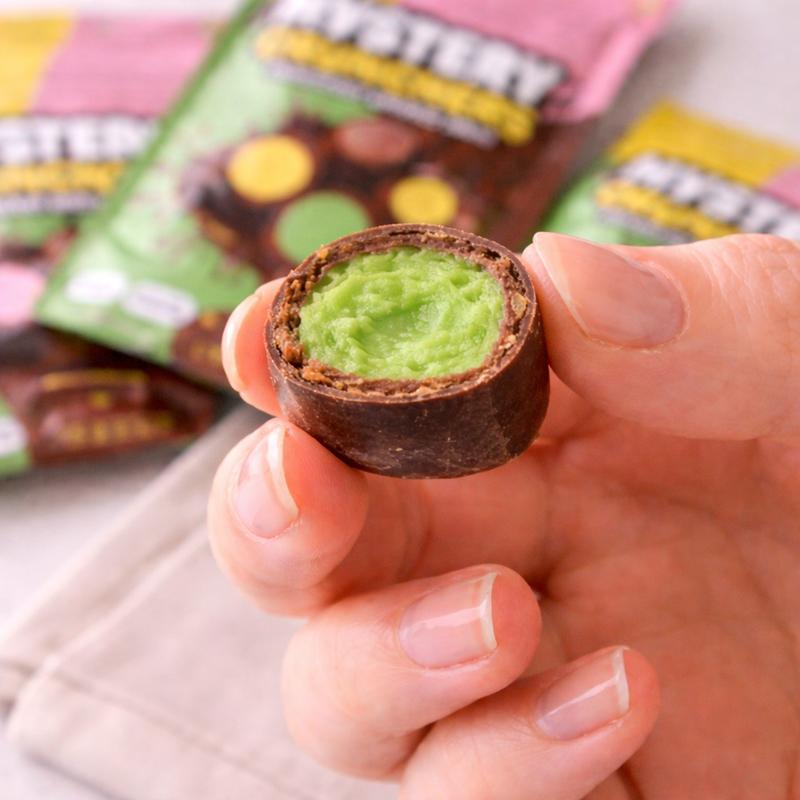 Crunchers Chocolate Hard Candy Bites- Solid Milk Chocolate with Crunchy Texture 2.1 oz Heat Sensitive No Ice Pack Included Bonbon Snack