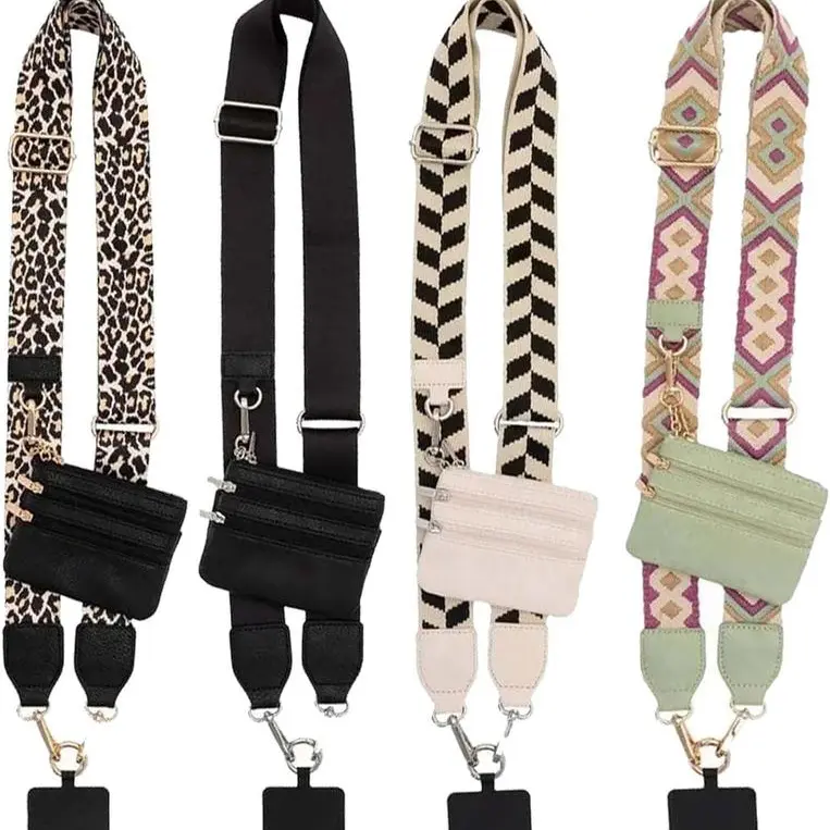 Clip and Go Strap for Phone With Wallet Crossbody, Phone Strap With Wallet, Phone Strap Crossbody With Zipper Pouch Wallet, Adjustable Mobile Phone Strap, Valentine's Day Gifts,New Year Gifts