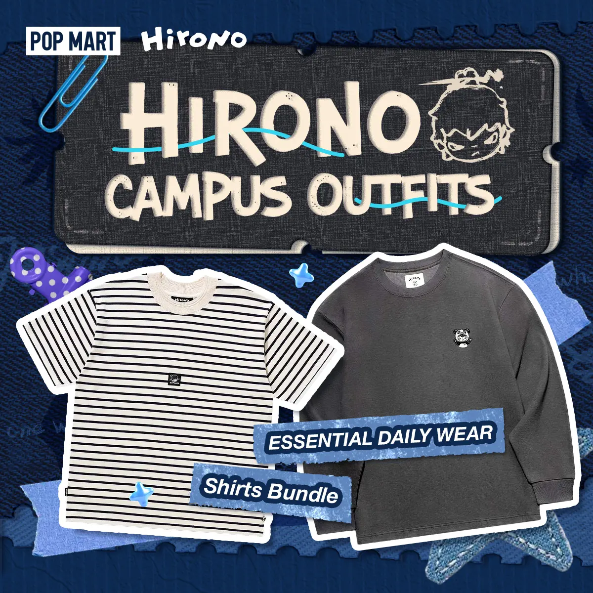 Hirono Campus Outfits Bundle