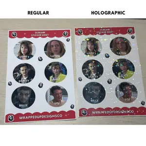 S-Scream Inspired Vinyl Sticker Sheet