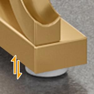 Tribesigns Modern Dining Table for 4-6 People, 63" Large Rectangular Kitchen Table with Faux Marble Tabletop and Gold Geometric Legs, Unique Dinner Table Kitchen & Dining Room Furniture(No Chairs))