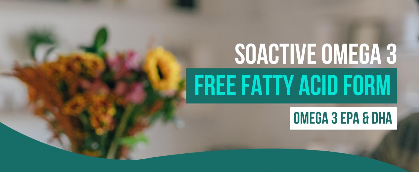 SoActive Omega 3 EPA & DHA (500 MG) - Bloodstream-Ready Healthcare Dietary