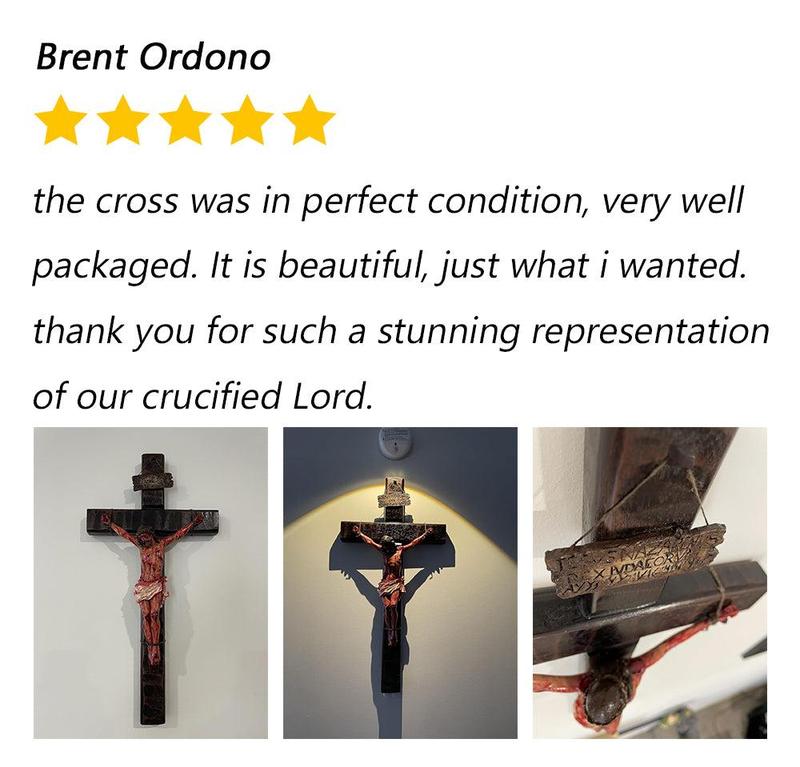 Fr.Chi-Cert Handcrafted Realistic Crucifix Christ in Resin Religious Ornament for Home Decoration Wall Art Decor Fr.Chi-Cert Handcrafted Realistic Crucifix Christ in Resin Religious Ornament for Home Decoration Wall Art Decor