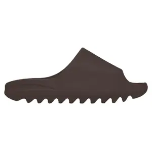 YZY YS-01 Slide Chocolate - 100% Authentic Original Comfortable Dark Brown Everyday Wear Slipper Synthetic Open Toe Mens Unisex Chunky Shoe