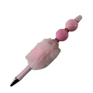 Pink fluffy pen