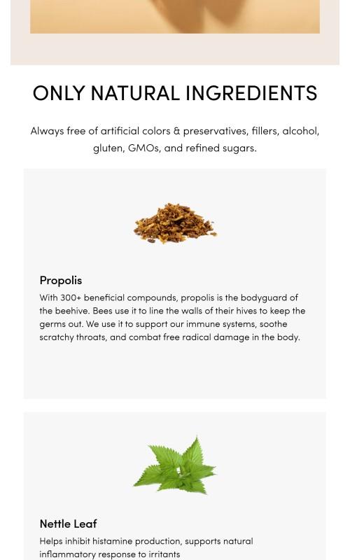 Beekeeper's Naturals Sinus Support - 30 Day Supply