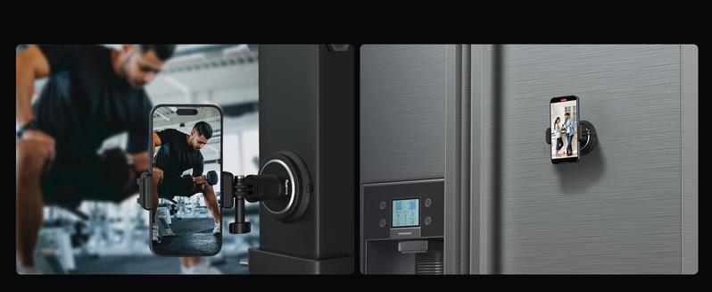 SmallRig 2-in-1 Gym Magnetic Suction Cup Phone Holder for iPhone 17/16Pro Max &Build in 6 Magnets Powerful Car Mount for GoPro Hero 13/12/11/10, for Akaso, for Insta360, for DJI OSMO Action 4/5, Pocket 3 and Phone 4347